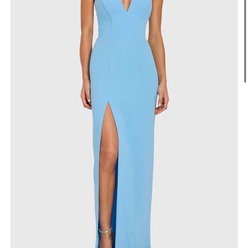Amanda Uprichard Sky Blue Formal Dress